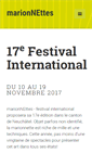 Mobile Screenshot of festival-marionnettes.ch